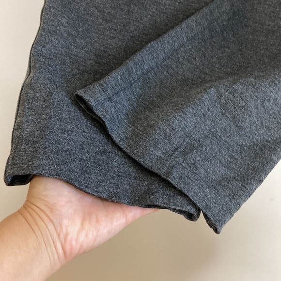 Babaton Dress Pants Womens 8 Gray Trouser Crop Stretch Jersey Straight Leg - Picture 9 of 13